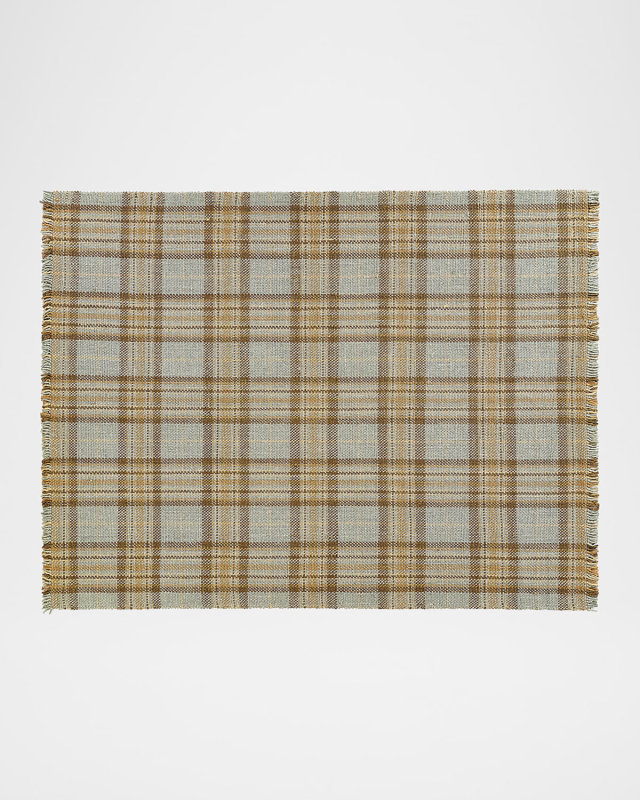 Field Study Woven Tartan Rug, 8' x 10'
